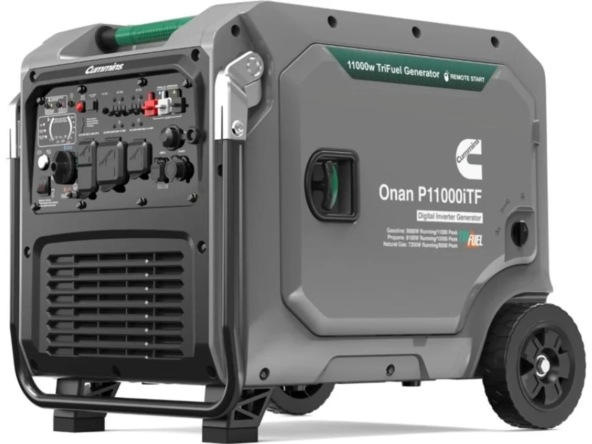 Cummins Onan P11000iTF Gasoline / LP / NG portable generator