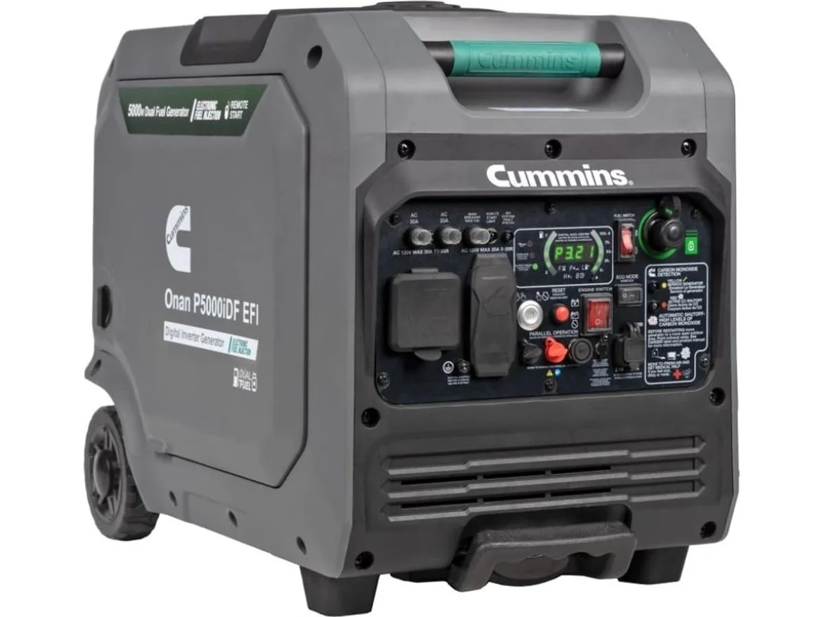 Cummins Onan P5000iDF EFI Gasoline / LP portable generator