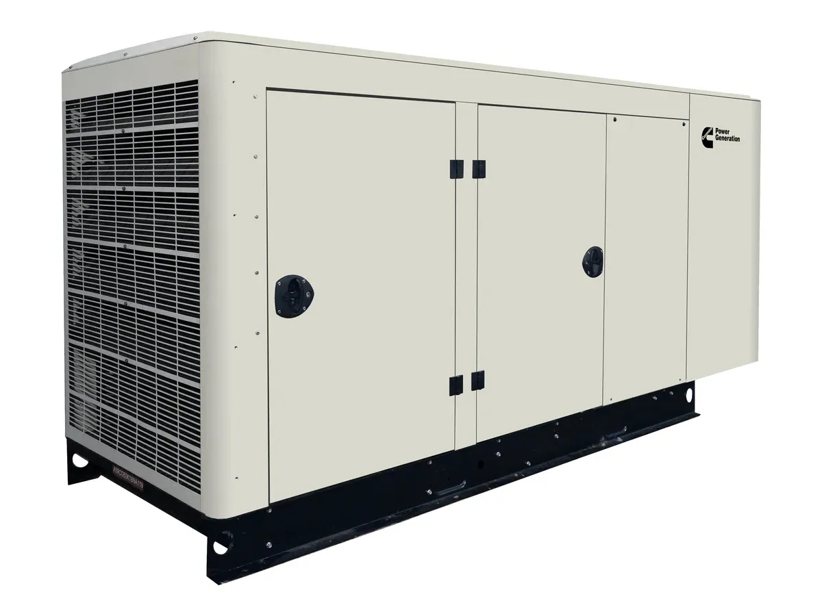 Cummins RS80 80kW liquid-cooled Natural Gas / LP Vapor standby generator